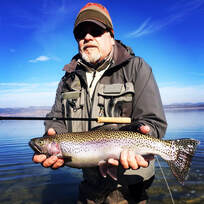 A beautiful Eagle Lake Trout on the fly. www.bigdaddyfishing.com