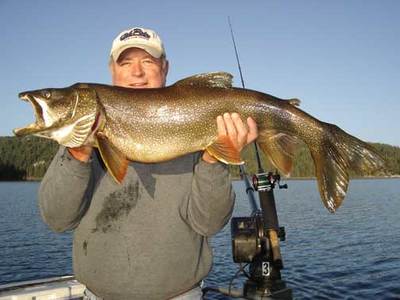 Bucks Lake Mackinaw or Lake Trout www.bigdaddyfishing.com
