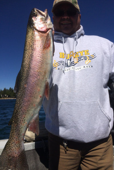 Lake Almanor Rainbow Trout www.bigdaddyfishing.com