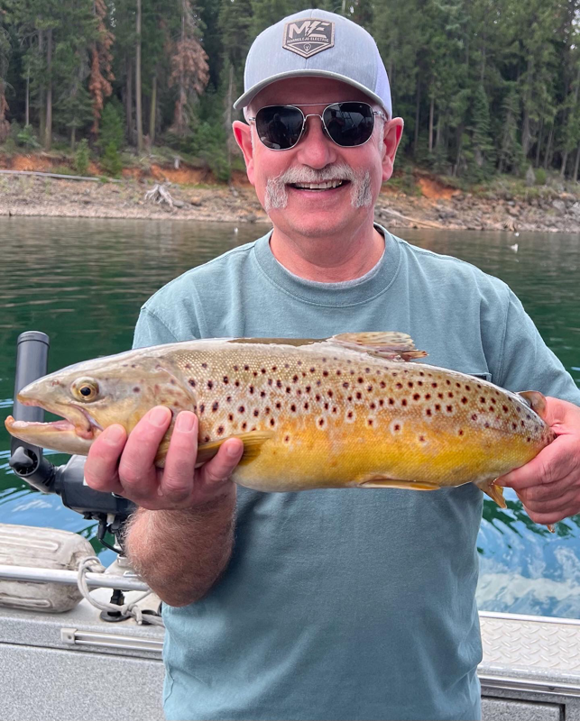 Lake Almanor Brown Trout www.bigdaddyfishing.com