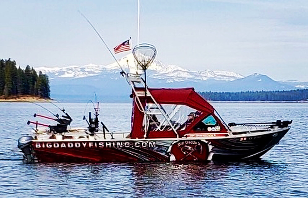 On the hunt for Trophy Trout at Lake Almanor www.bigdaddyfishing.com